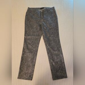 Lafayette 148 silver jeans size 12 EUC